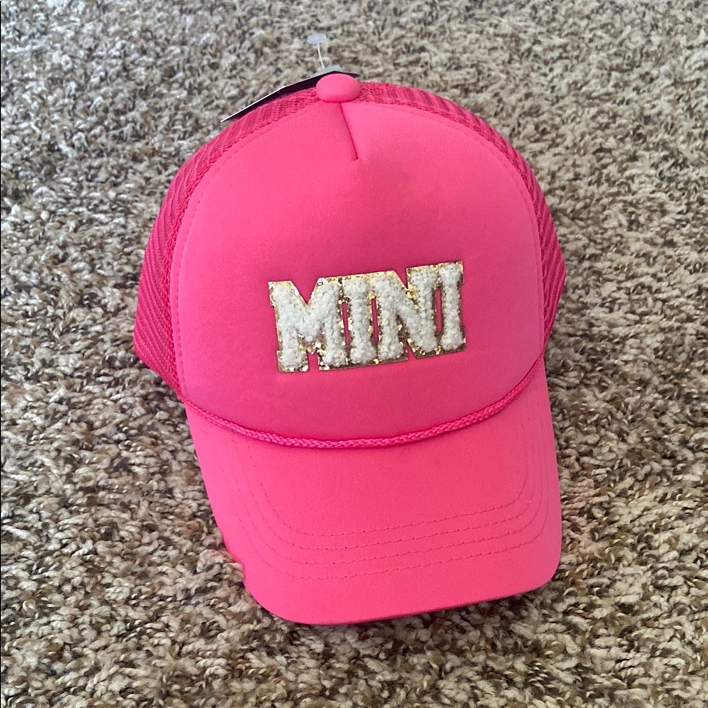 ✏️ IRO Pink and White Embroidered Baseball Cap